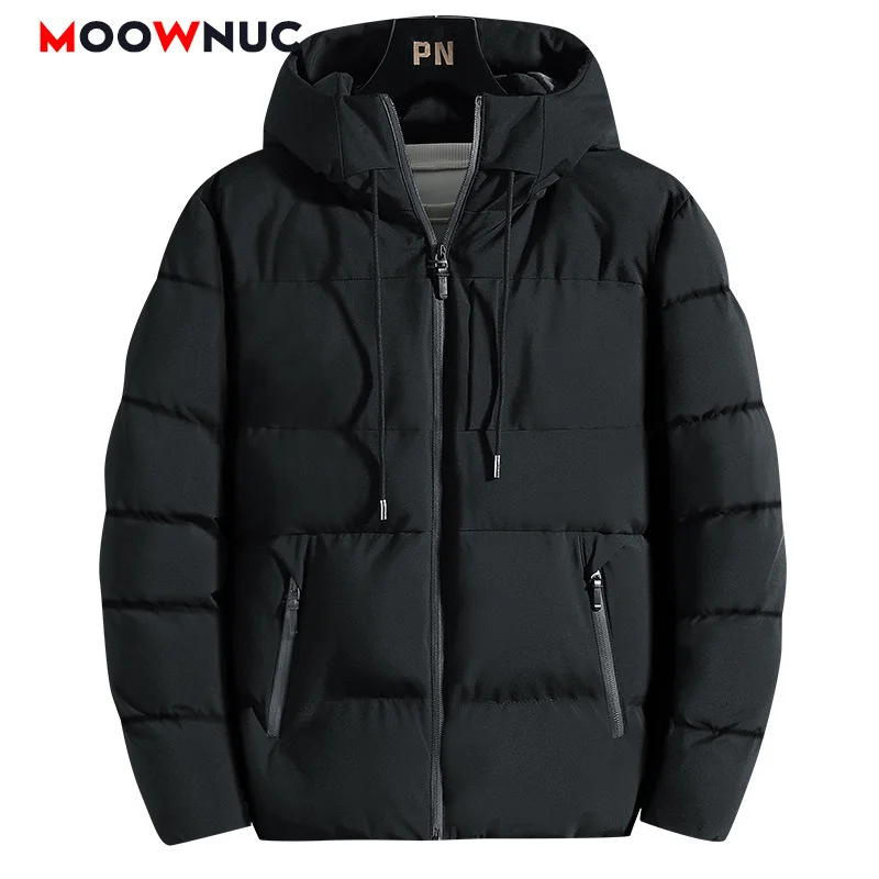 

Fasion Parkas Male Tick Winter Overcoat Men's Casual Jacket at Warm Lon Windbreaker Classic Windproof Business ombre