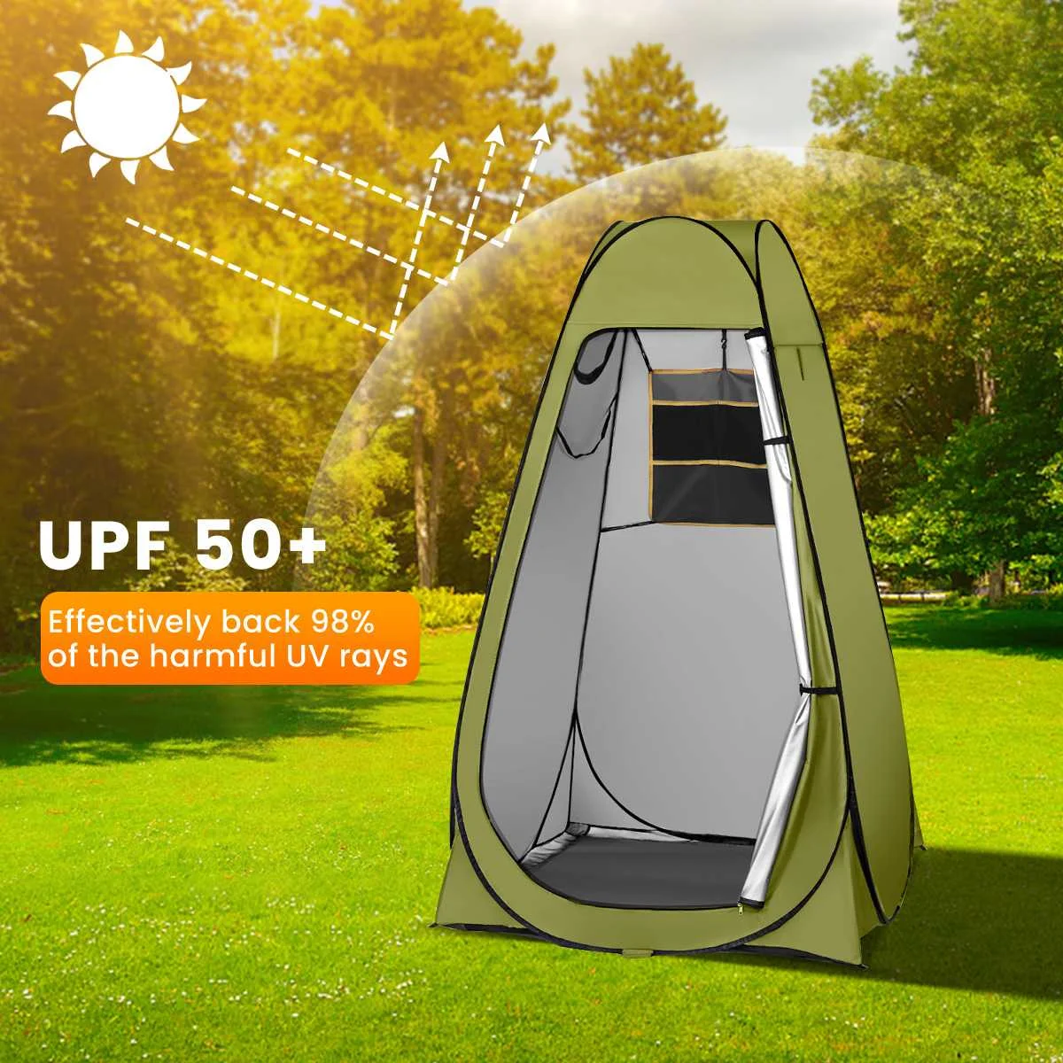 SGODDE Outdoor Camping Hiking Private Shower Bathing Toilet Changing Dressing Tent Fishing House Waterproof Shelter Camping Tent
SGODDE Outdoor Camping Hiking Private Shower Bathing Toilet Changing Dressing Tent Fishing House Waterproof Shelter Camping Tent