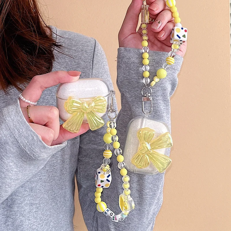 INS Cute Bow Earphone Case for Airpods 3 Glitter Colorful Case for Airpods 2 Pro Transparent Charge Box Protective Soft Cover
INS Cute Bow Earphone Case for Airpods 3 Glitter Colorful Case for Airpods 2 Pro Transparent Charge Box Protective Soft Cover