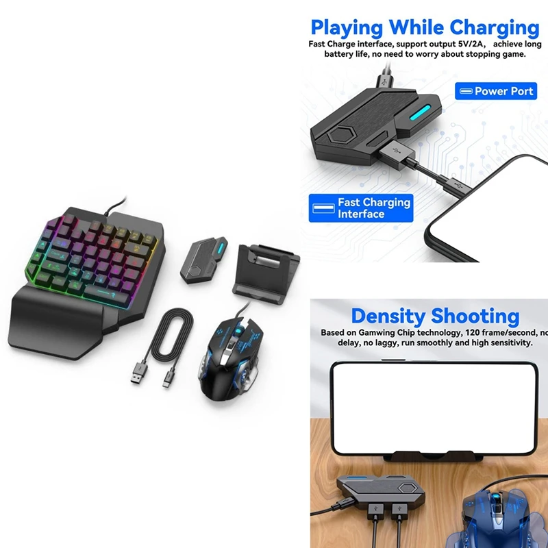 Gamepad Mobile For PUBG Controller Gaming Keyboard Mouse Converter Bluetooth For IOS Android Game Adapter
Gamepad Mobile For PUBG Controller Gaming Keyboard Mouse Converter Bluetooth For IOS Android Game Adapter