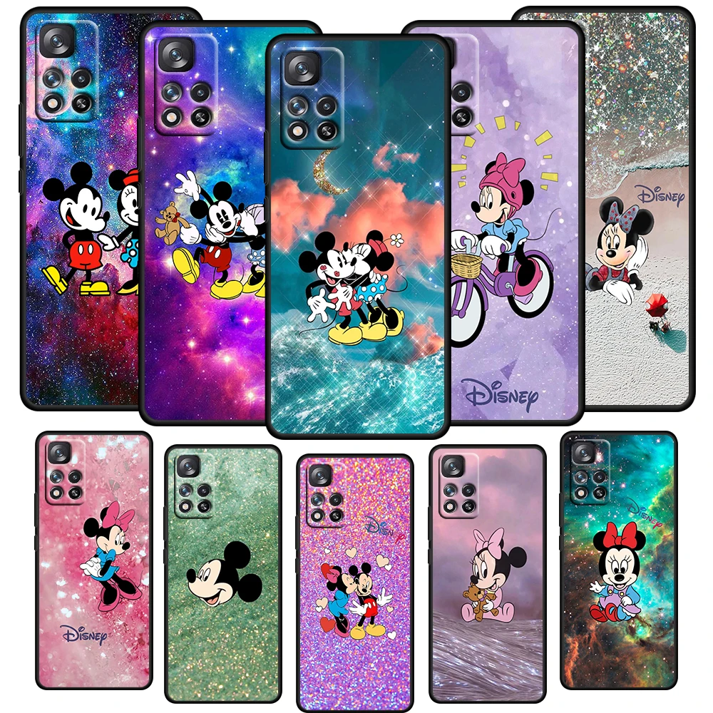 Disney Mickey Minnie colorful Case For Xiaomi Redmi Note 11E 11S 11 11T 10 10S 9 9T 9S 8 8T Pro Plus 5G Soft Black Phone Cover
Disney Mickey Minnie colorful Case For Xiaomi Redmi Note 11E 11S 11 11T 10 10S 9 9T 9S 8 8T Pro Plus 5G Soft Black Phone Cover