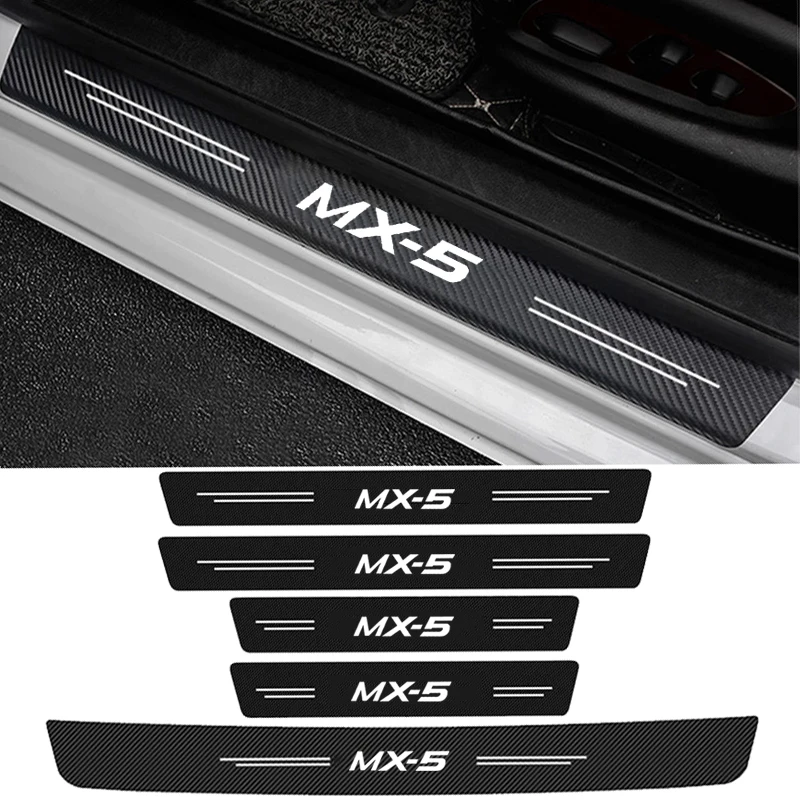 5PCS Car Door Threshold Sill Protective Rear Trunk Bumper Stickers for Mazda MX-5 MX5 Logo 2021 2020 2019 2018 2017 2016 2015
5PCS Car Door Threshold Sill Protective Rear Trunk Bumper Stickers for Mazda MX-5 MX5 Logo 2021 2020 2019 2018 2017 2016 2015