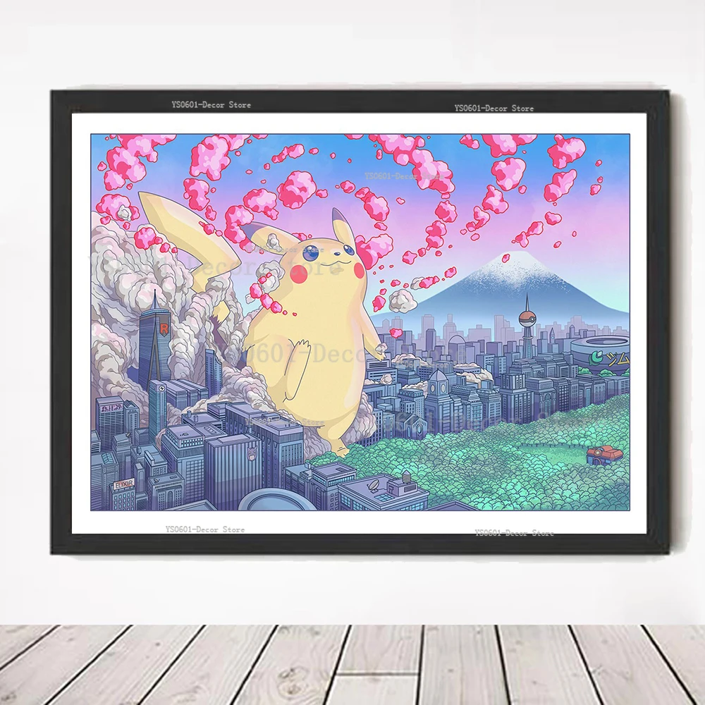Pokemon Cute Pikachu Poster Japanese Anime Canvas Painting Wall Art Prints Living Room Decor Home Decoration Mural Pictures
Pokemon Cute Pikachu Poster Japanese Anime Canvas Painting Wall Art Prints Living Room Decor Home Decoration Mural Pictures