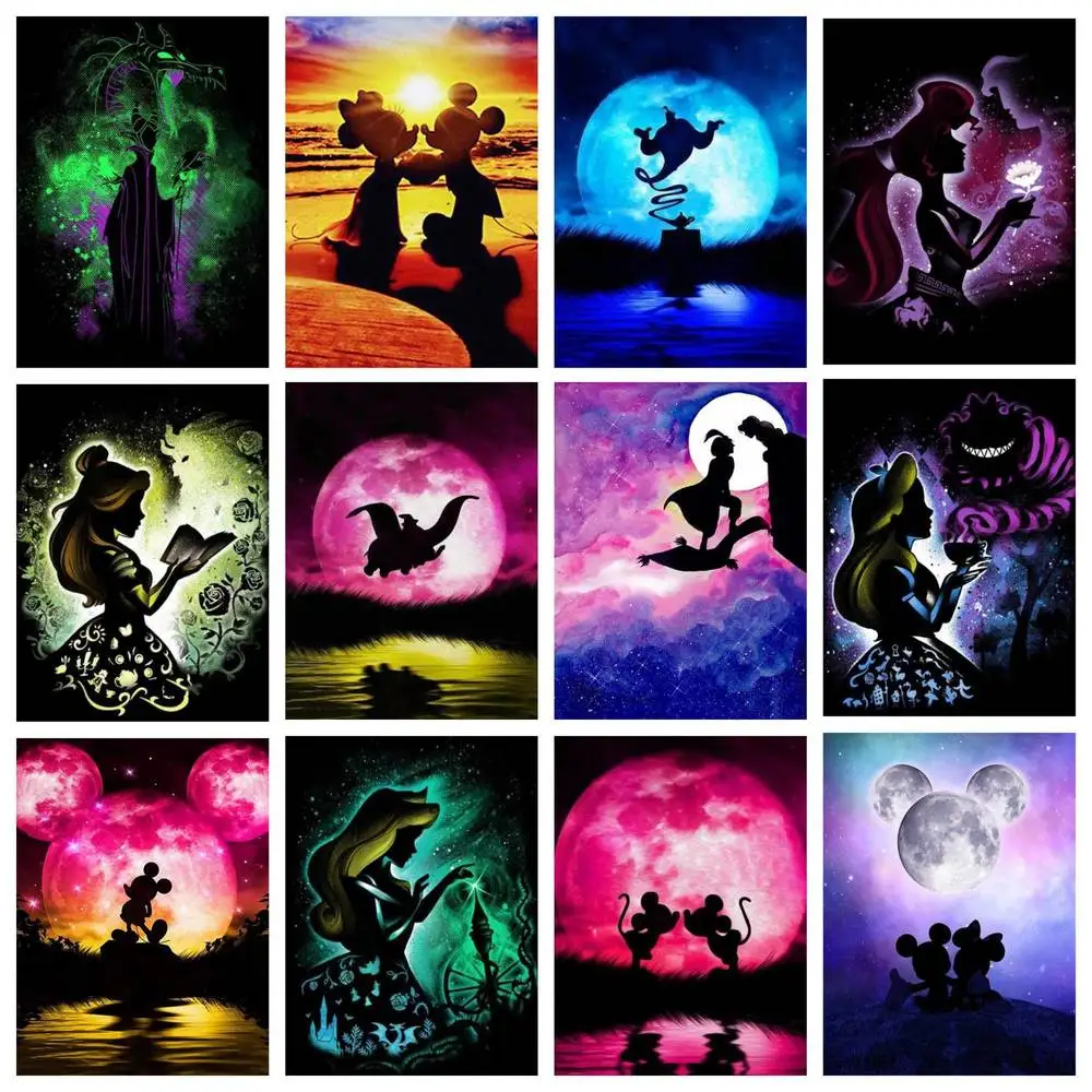 Disney 5D DIY Diamond Painting Cross Stitch Set Mickey Mouse Princess Portrait Hand Gift Children's Home Wall Art Decoration
Disney 5D DIY Diamond Painting Cross Stitch Set Mickey Mouse Princess Portrait Hand Gift Children's Home Wall Art Decoration