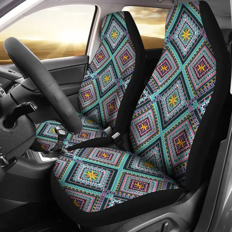 Ethnic Decor Car Seat Covers Pair, 2 Front Seat Covers, Car Seat Protector, Car Accessories
Ethnic Decor Car Seat Covers Pair, 2 Front Seat Covers, Car Seat Protector, Car Accessories