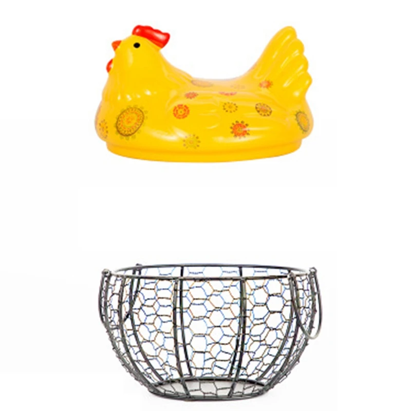 Ceramic Egg Organizer Storage Basket Egg Basket Fruit Container Box Decorative Kitchen Basket Egg Storage
Ceramic Egg Organizer Storage Basket Egg Basket Fruit Container Box Decorative Kitchen Basket Egg Storage