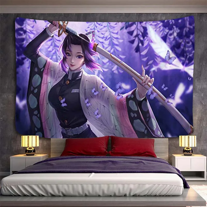 Demon Slayer Kimetsu no Yaiba Kochou Shinobu Tapestry Art Wall Hanging Sofa Table Bed Cover Home Decor Poster
Demon Slayer Kimetsu no Yaiba Kochou Shinobu Tapestry Art Wall Hanging Sofa Table Bed Cover Home Decor Poster
