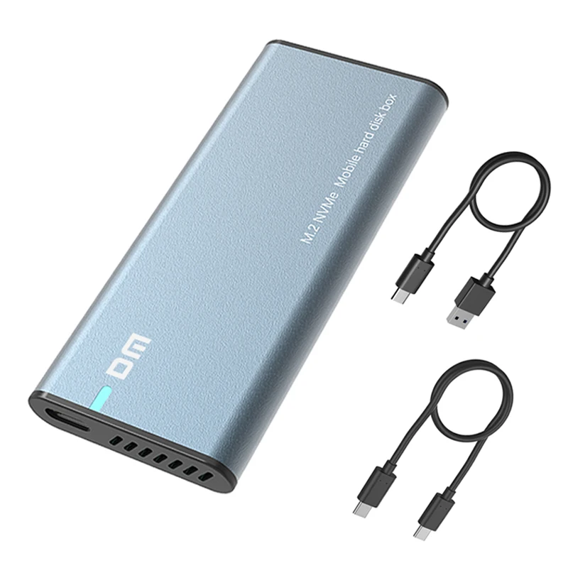 Корпус-переходник DM M.2 NVME SSD 10 Гбит/с на USB 3,1 Type-C, корпус для твердотельного жесткого диска HD980
Корпус-переходник DM M.2 NVME SSD 10 Гбит/с на USB 3,1 Type-C, корпус для твердотельного жесткого диска HD980