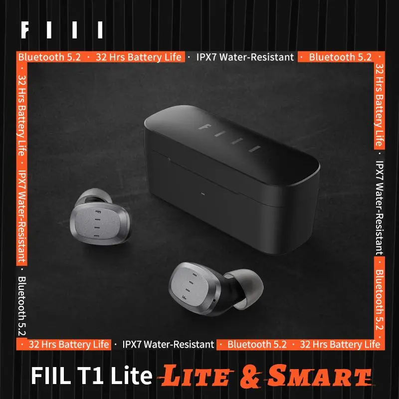 Оригинальные Водонепроницаемые спортивные наушники FIIL T1 Lite IPX7, Bluetooth, беспроводные наушники, 32 часа автономной работы, наушники
Оригинальные Водонепроницаемые спортивные наушники FIIL T1 Lite IPX7, Bluetooth, беспроводные наушники, 32 часа автономной работы, наушники