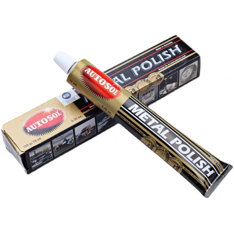 Metal Polishing Paste, Copper Paste, Gold and Silver Jewelry Polishes, Hardware Watches, Deoxidation and Rust Removal 50g
Metal Polishing Paste, Copper Paste, Gold and Silver Jewelry Polishes, Hardware Watches, Deoxidation and Rust Removal 50g