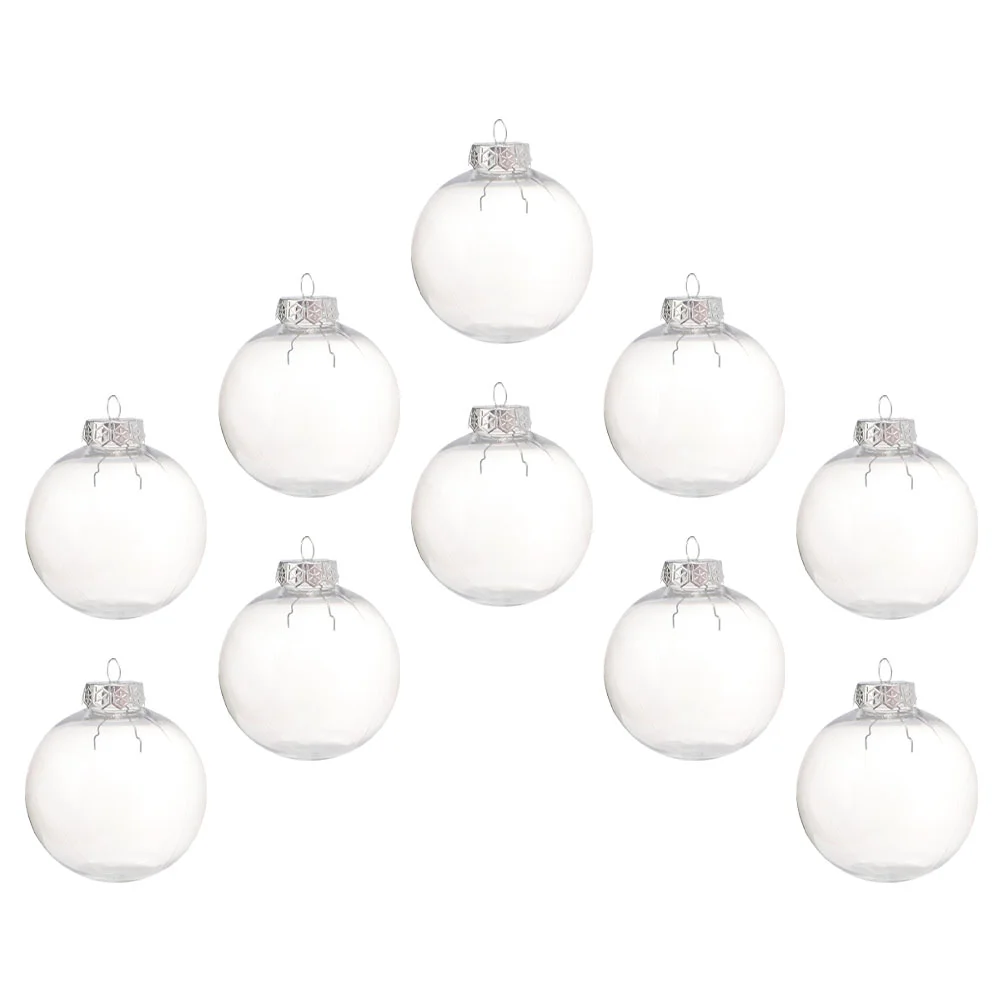 10 Pcs Clear Ornaments Crafts Fillable Christmas Tree Ornaments Clear Plastic Fillable Ball Decoration Baubles Christmas Decor
10 Pcs Clear Ornaments Crafts Fillable Christmas Tree Ornaments Clear Plastic Fillable Ball Decoration Baubles Christmas Decor