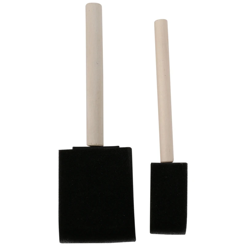 40 Pcs Foam Sponge Paint Brush Wood Handle Paint Brush Set Painting Tool For Acrylics Stains Varnishes Art Supplies
40 Pcs Foam Sponge Paint Brush Wood Handle Paint Brush Set Painting Tool For Acrylics Stains Varnishes Art Supplies