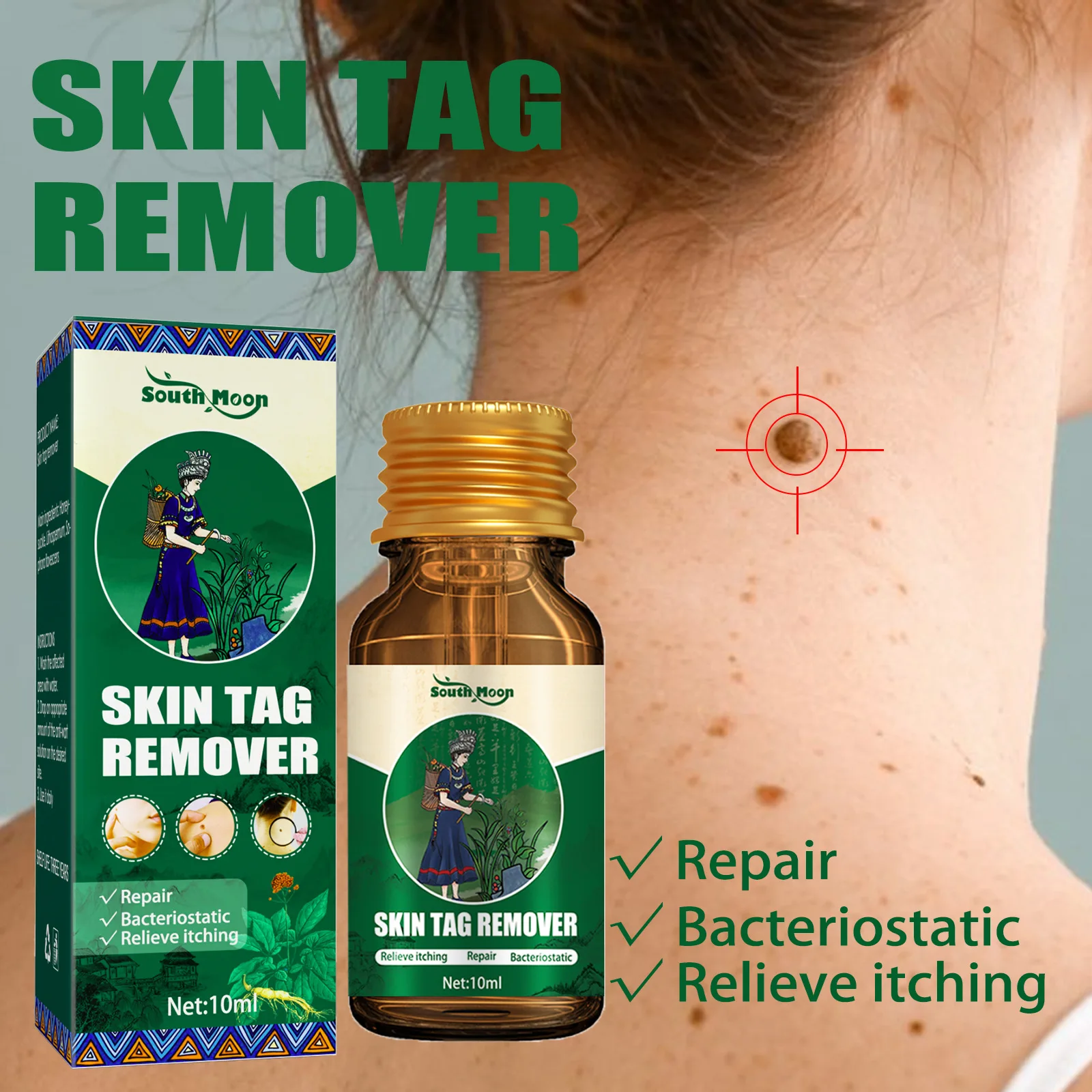 Organic Wart Remove Liquid Painless Mole Skin Dark Spot Remover Solution Serum Face Body Wart Tag Treatment Essential Oil 10ml
Organic Wart Remove Liquid Painless Mole Skin Dark Spot Remover Solution Serum Face Body Wart Tag Treatment Essential Oil 10ml