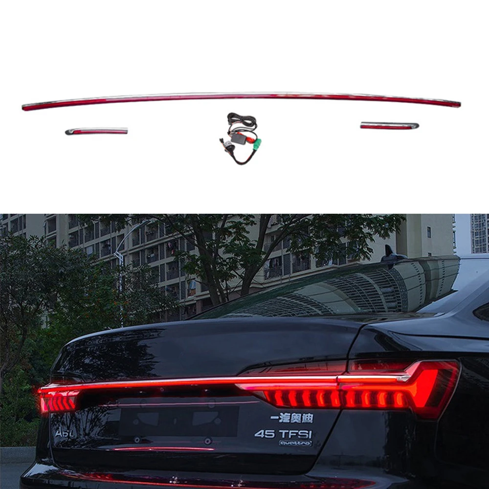 Applicable to 19-21 model Audi A6 A6l dynamic through flow tail light A6LED streamer tail light brake light warning light
Applicable to 19-21 model Audi A6 A6l dynamic through flow tail light A6LED streamer tail light brake light warning light