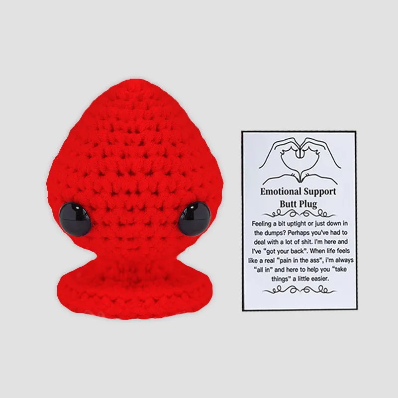 Забавная вязаная крючком кукла с эмоциональной поддержкой и позитивной картой на День святого Валентина, вязаная вилка ручной работы, украшение для рабочего стола, подарок
Забавная вязаная крючком кукла с эмоциональной поддержкой и позитивной картой на День святого Валентина, вязаная вилка ручной работы, украшение для рабочего стола, подарок