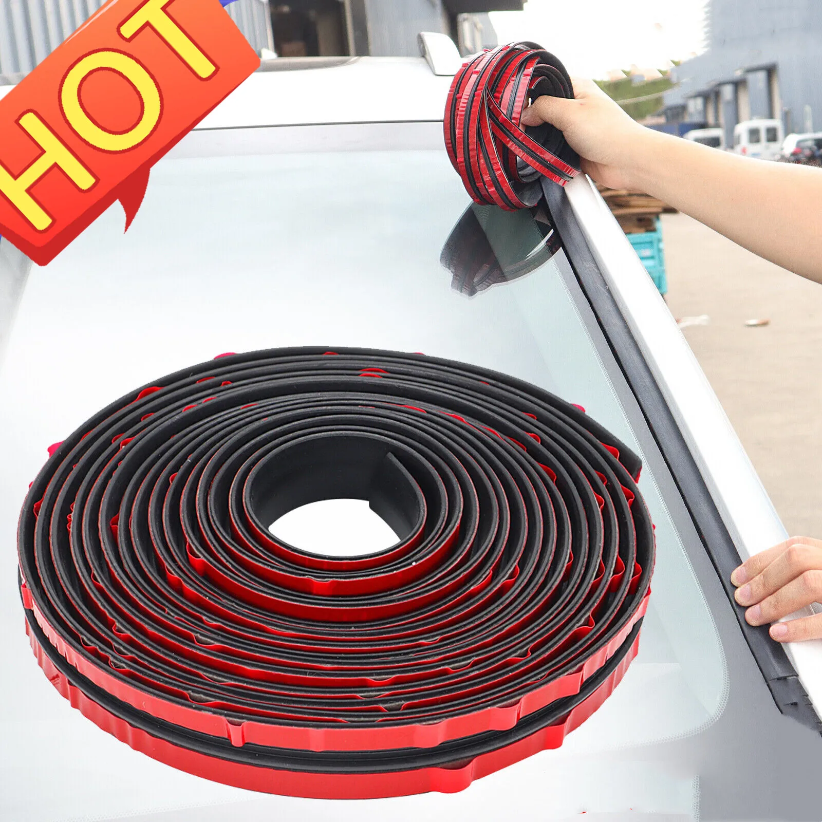2M*19MM Rubber Seal Strip Trim Panel Car Windscreen Windshield Moulding Weatherstrip Waterproof Dustproof Exterior Accessories
2M*19MM Rubber Seal Strip Trim Panel Car Windscreen Windshield Moulding Weatherstrip Waterproof Dustproof Exterior Accessories