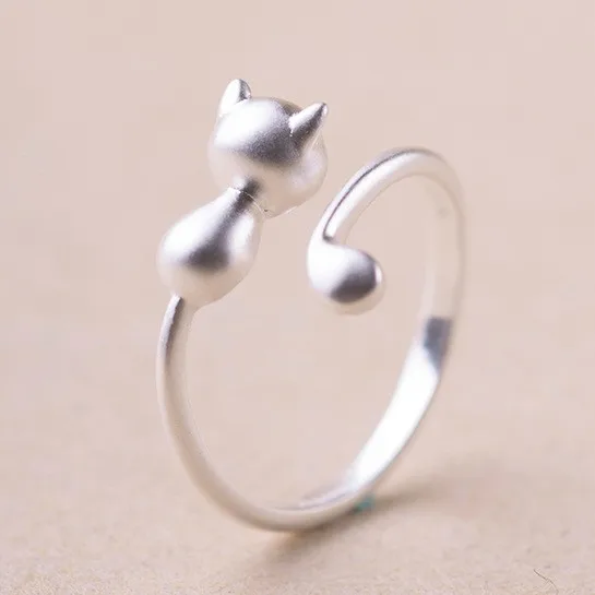 Free Shipping 925 Sterling Silver Cat Rings For Women Jewelry Beautiful Finger Open Rings For Party Birthday Gift
Free Shipping 925 Sterling Silver Cat Rings For Women Jewelry Beautiful Finger Open Rings For Party Birthday Gift