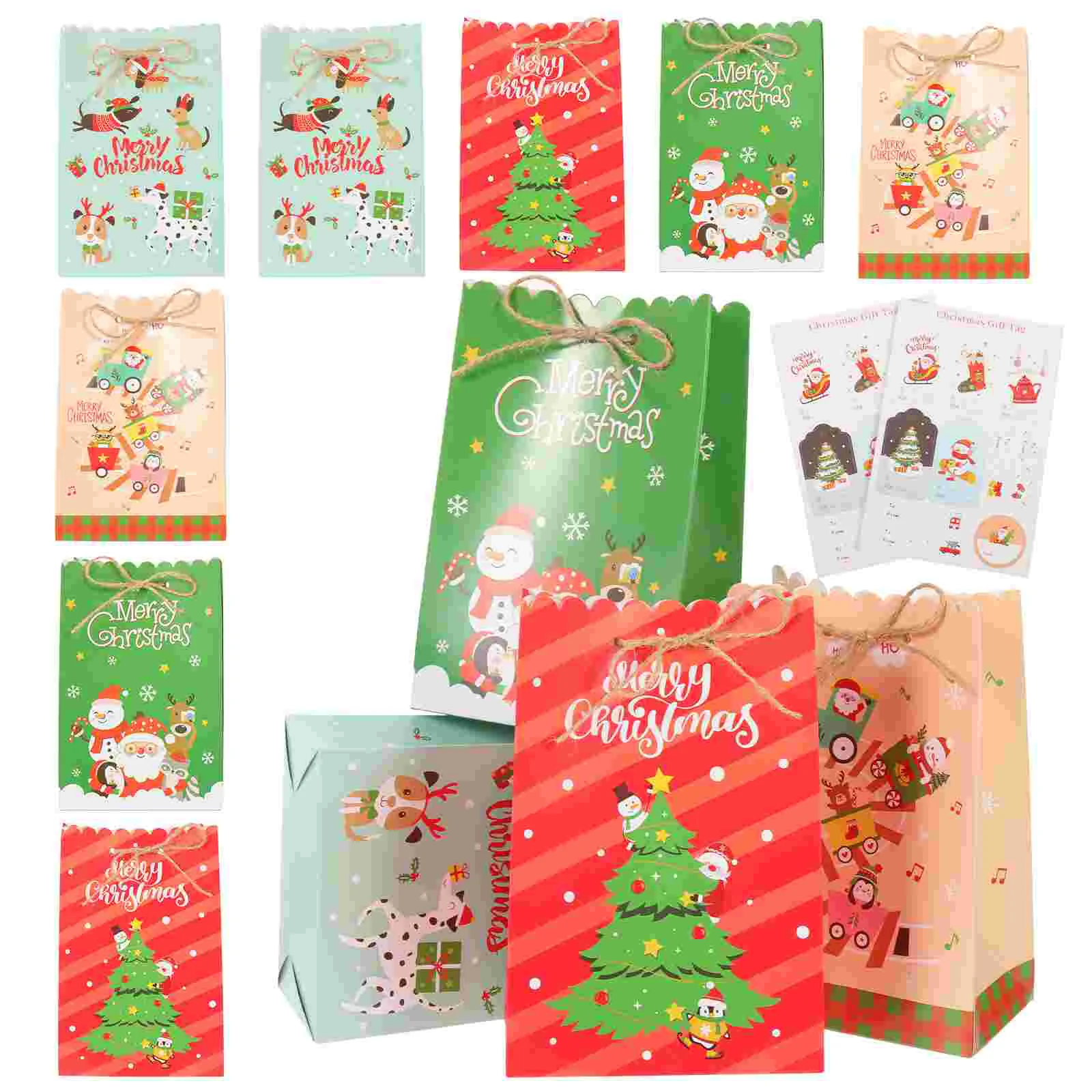 1 Set Christmas Treat Bags Paper Gift Bags Cookie Bags Party Supplies Xmas Party Favors
1 Set Christmas Treat Bags Paper Gift Bags Cookie Bags Party Supplies Xmas Party Favors