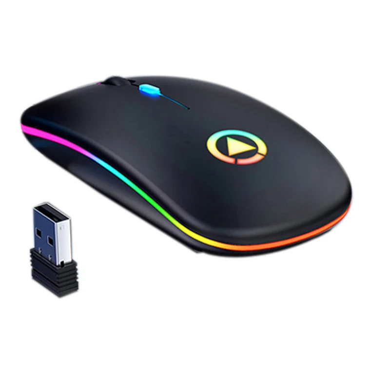 New Arrival 2.4G Optical Computer Mouse Rechargeable Wireless Mouse LED Gaming colorful Lights A2 PC Mini computer mouse
New Arrival 2.4G Optical Computer Mouse Rechargeable Wireless Mouse LED Gaming colorful Lights A2 PC Mini computer mouse