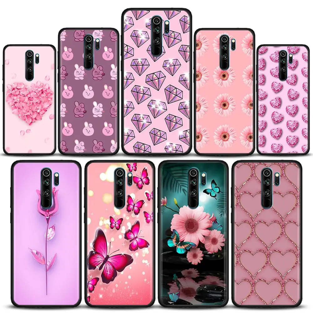Phone Case for Redmi 6 6A 7 7A Note 7 8 8A Pro 8T Case Note 9 9S Pro 4G 9T Soft Silicone Cover Cute Pink Flower Diamond
Phone Case for Redmi 6 6A 7 7A Note 7 8 8A Pro 8T Case Note 9 9S Pro 4G 9T Soft Silicone Cover Cute Pink Flower Diamond
