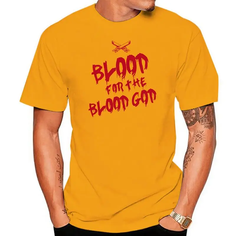 2022 Young Tee Shirt Short Sleeve Pure Cotton Horror Tshirts Men's Casual Tops Shirt Blood for the Blood God Rock Music T Shirt
2022 Young Tee Shirt Short Sleeve Pure Cotton Horror Tshirts Men's Casual Tops Shirt Blood for the Blood God Rock Music T Shirt