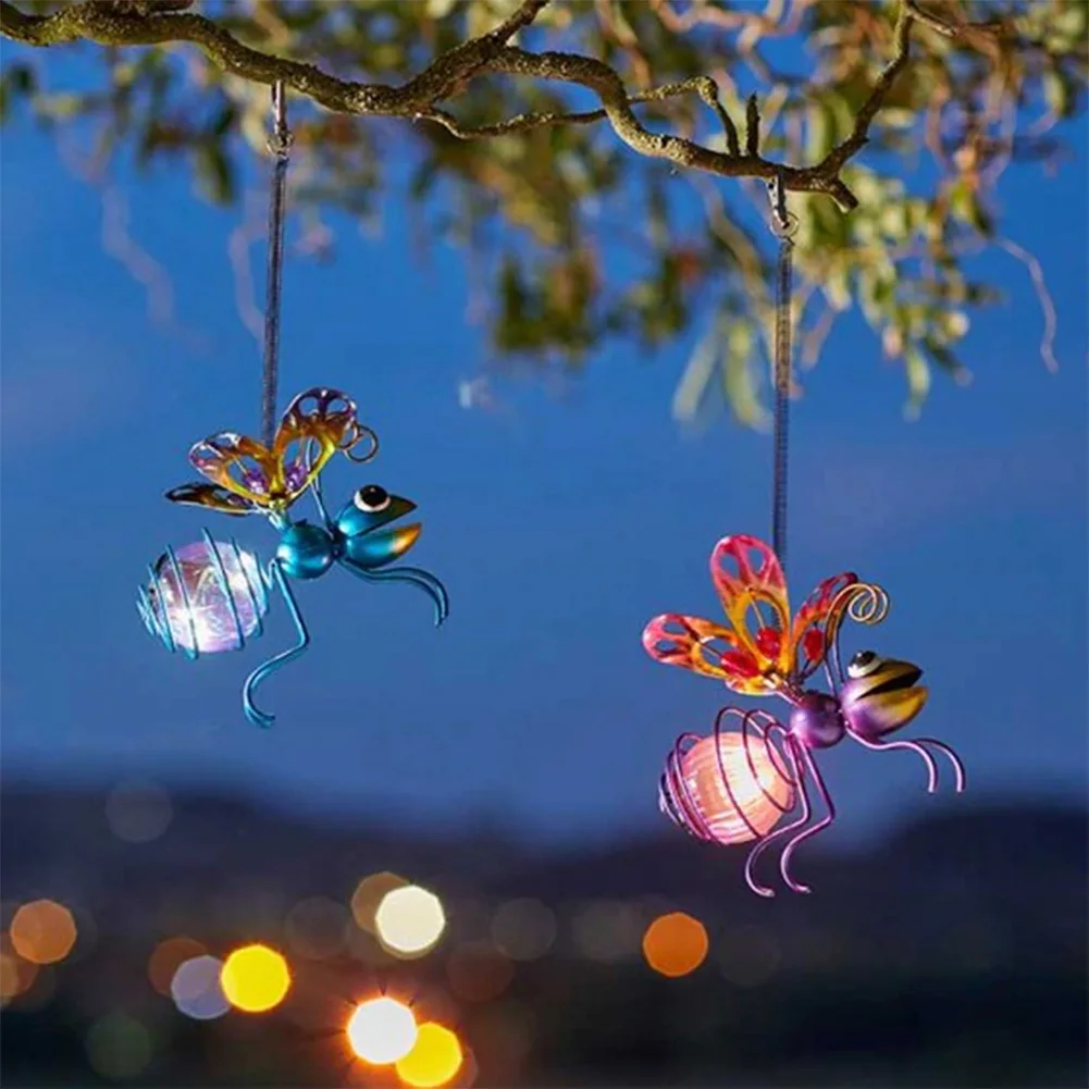 Metal Simulation Bees LED Hanging Lamp Battery Powered Garlands Garden Decor Outdoor Landscape Lighting Ornament
Metal Simulation Bees LED Hanging Lamp Battery Powered Garlands Garden Decor Outdoor Landscape Lighting Ornament