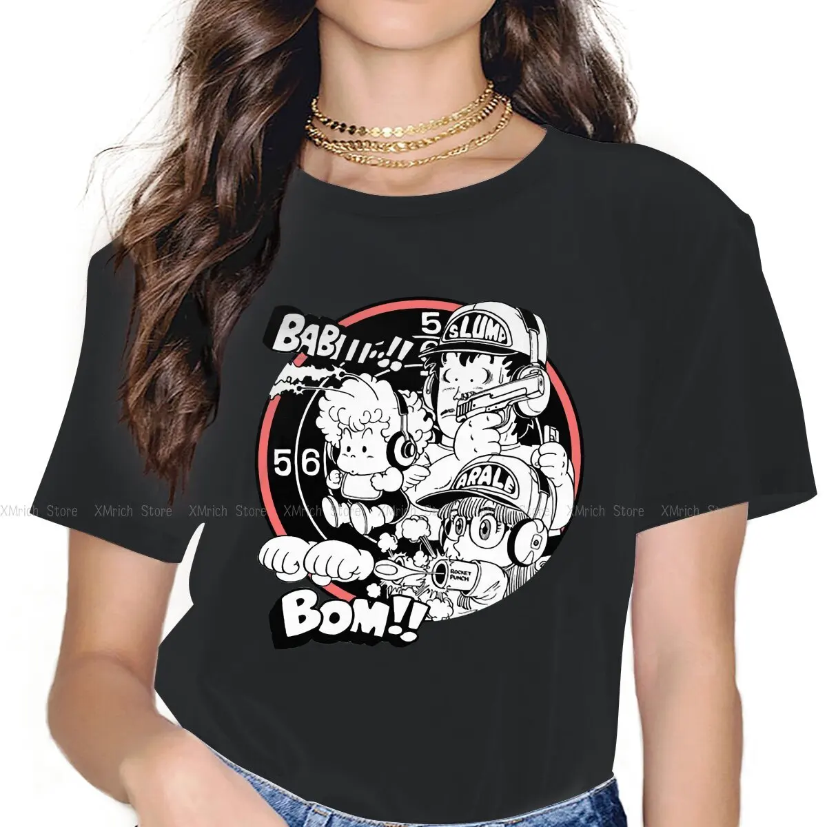 Babi Bom Women Tshirts Dr Slump Robot Anime Gothic Vintage Female Clothing Cotton Graphic Short Sleeve
Babi Bom Women Tshirts Dr Slump Robot Anime Gothic Vintage Female Clothing Cotton Graphic Short Sleeve
