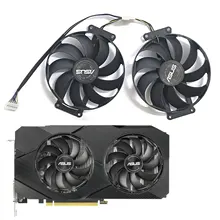 New GPU fan FDC10H12S9-C T129215SU 6PIN 90MM suitable for ASUS RTX 2060 2070 GTX 1660 1660TI DUAL EVO graphics card cooling fan