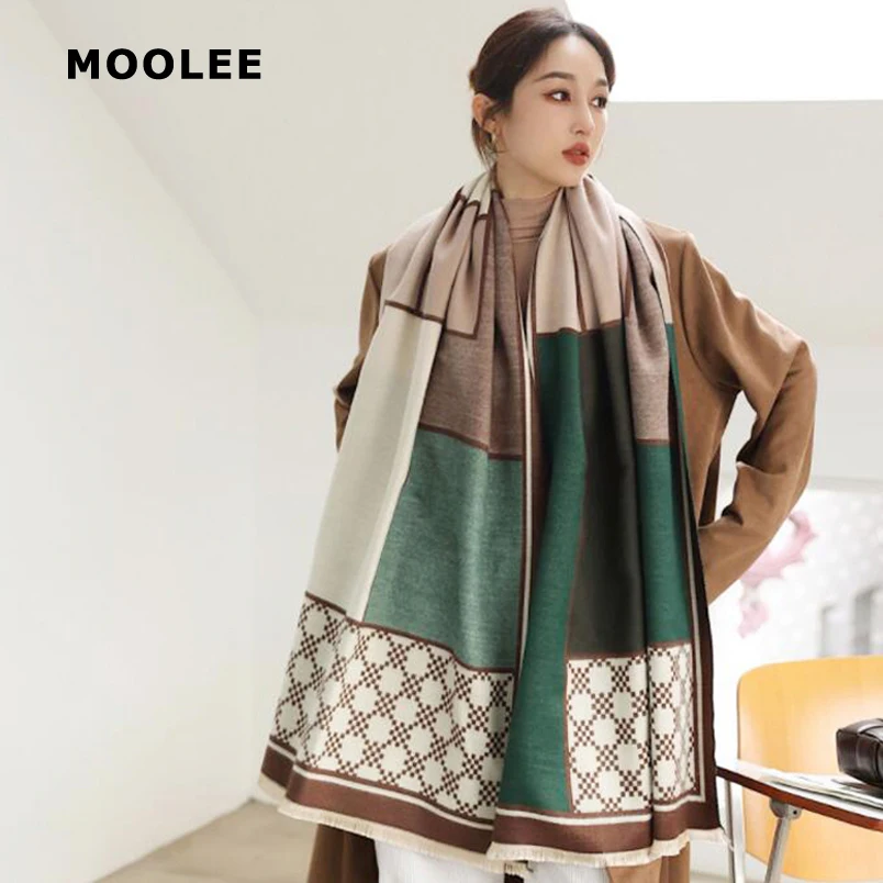 Double-sided Winter Cashmere Shawl Luxury Diamond Plaid Scarf for Women Luxury Wedding Shawls Pareo Office Warm Blanket Foulard
Double-sided Winter Cashmere Shawl Luxury Diamond Plaid Scarf for Women Luxury Wedding Shawls Pareo Office Warm Blanket Foulard