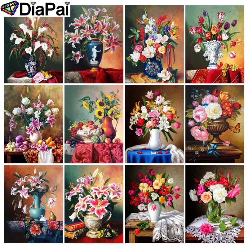 DIAPAI Diamond Painting "Flower Lily Rose" Cross Stitch Custom Photo Diamond Embroidery Square Round Drill Home Decor
DIAPAI Diamond Painting "Flower Lily Rose" Cross Stitch Custom Photo Diamond Embroidery Square Round Drill Home Decor