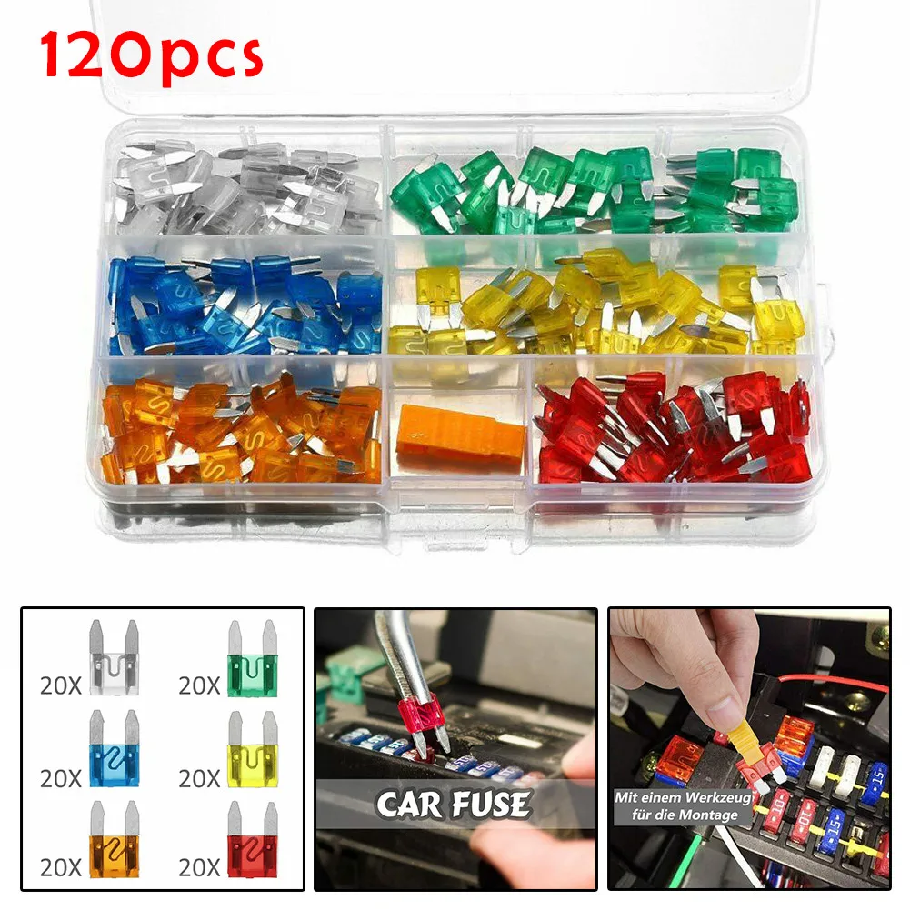 120pcs Automotive Copper Assortment Fuse 5-30A For Nissan For Toyota 180*110*25mm ABS+Copper Auto Fuse
120pcs Automotive Copper Assortment Fuse 5-30A For Nissan For Toyota 180*110*25mm ABS+Copper Auto Fuse