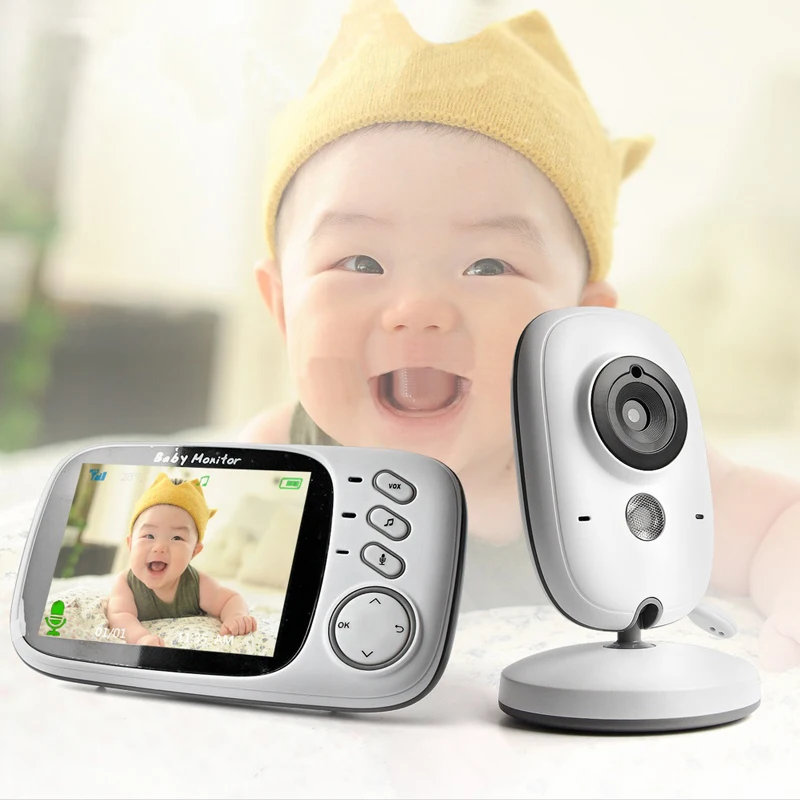 VB603 Video Baby Monitor 2.4G Wireless 3.2 Inches LCD 2 Way Audio Talk Night Vision Surveillance Security Camera Babysitter
VB603 Video Baby Monitor 2.4G Wireless 3.2 Inches LCD 2 Way Audio Talk Night Vision Surveillance Security Camera Babysitter