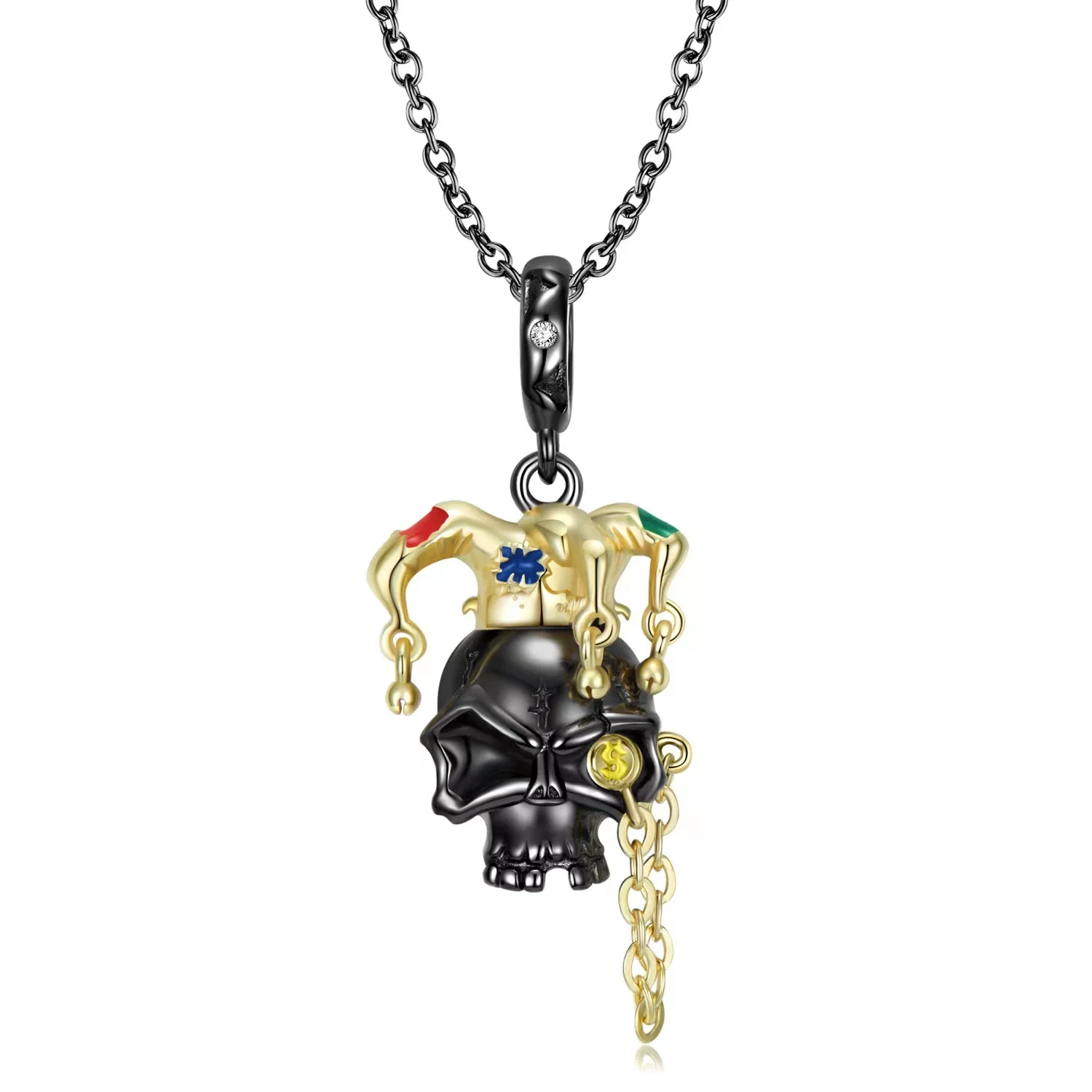 Mexican Large Sugar Skull Green Crystal Pendant Necklace Vintage Gold Silver Color Punk Biker Necklaces for Women Men Jewelry
Mexican Large Sugar Skull Green Crystal Pendant Necklace Vintage Gold Silver Color Punk Biker Necklaces for Women Men Jewelry