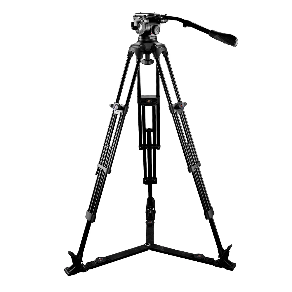 E-IMAGE EG08A2L Professional Video Tripod Kit With Ground Spreader 100mm Aluminum Tripod
E-IMAGE EG08A2L Professional Video Tripod Kit With Ground Spreader 100mm Aluminum Tripod