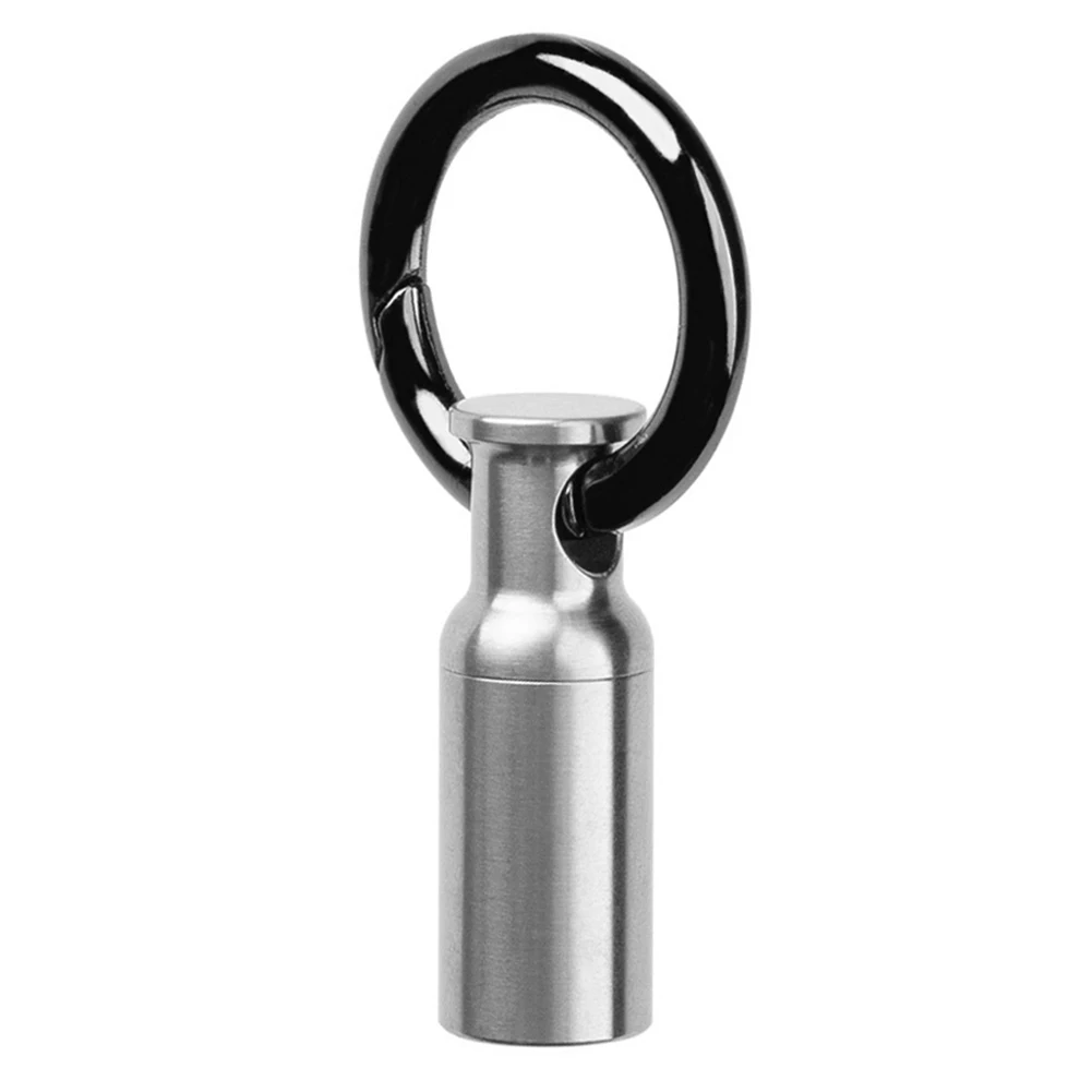 Titanium Alloy Keychain Fob Travel Pocket Lightweight Organizer Pill Holder Case Waterproof Outdoor Camping Supplies
Titanium Alloy Keychain Fob Travel Pocket Lightweight Organizer Pill Holder Case Waterproof Outdoor Camping Supplies