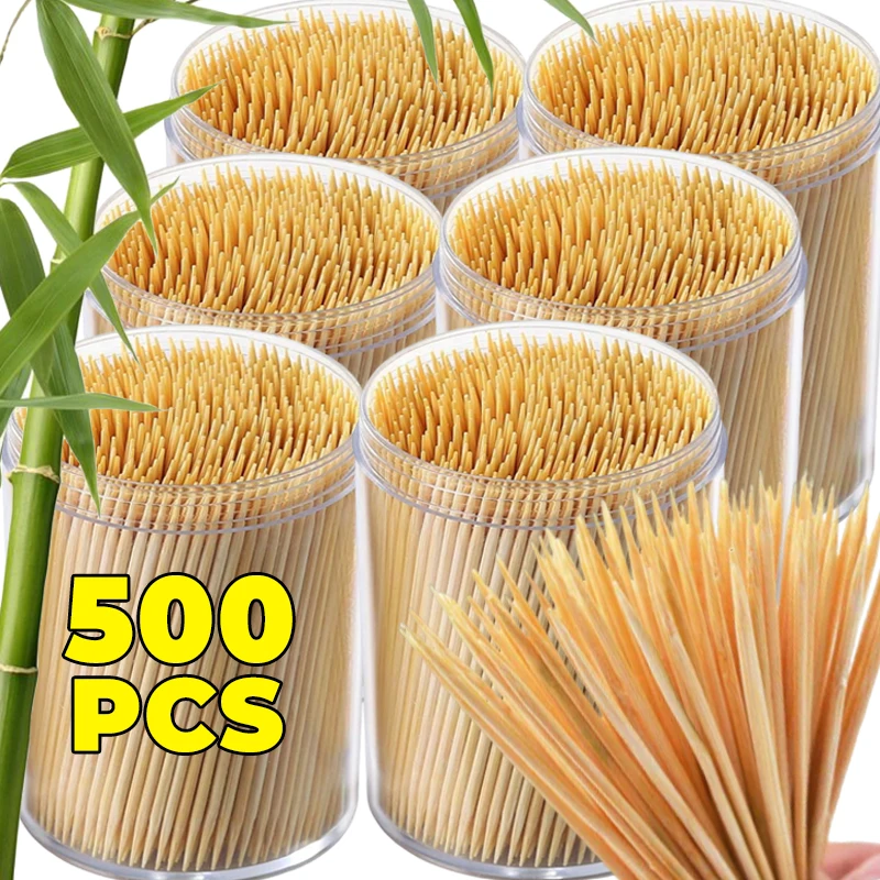 Бамбуковые двуглавые зубочистки 500 шт
Бамбуковые двуглавые зубочистки 500 шт