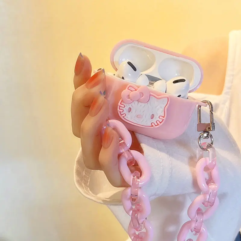 Sanrios Hello Kitty Headphone Case for Airpods 1 2 3 Pro Kawaii Pink Iphone Earphone Cover Portable Bluetooth Shell Storage Box
Sanrios Hello Kitty Headphone Case for Airpods 1 2 3 Pro Kawaii Pink Iphone Earphone Cover Portable Bluetooth Shell Storage Box