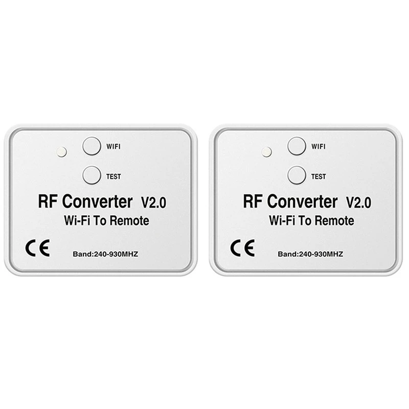 RISE-2X Universal Wifi Remote Control 433Mhz Wifi To RF Converter Multi Frequency Rolling Code Garage Door Remote Control
RISE-2X Universal Wifi Remote Control 433Mhz Wifi To RF Converter Multi Frequency Rolling Code Garage Door Remote Control