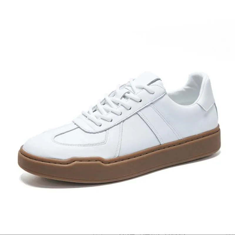 High Quality Men's Luxury Brand Shoes Casual White Sneakers Summer Shoes Man Lace-up Comfortable Leather Flat Shoes
High Quality Men's Luxury Brand Shoes Casual White Sneakers Summer Shoes Man Lace-up Comfortable Leather Flat Shoes