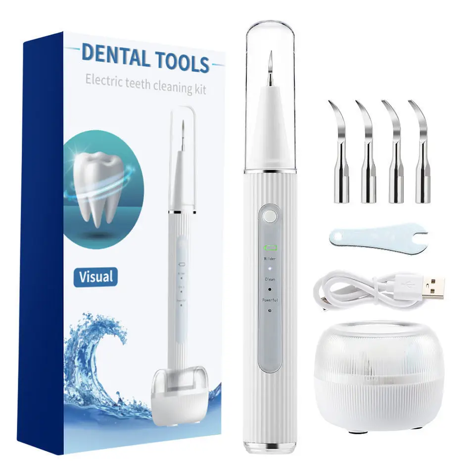 Ultrasonic Visual Electric Scaler Dental Scaler for Teeth Tartar Stain Tooth Stone Calculus Remover Electric Sonic Teeth Plaque
Ultrasonic Visual Electric Scaler Dental Scaler for Teeth Tartar Stain Tooth Stone Calculus Remover Electric Sonic Teeth Plaque