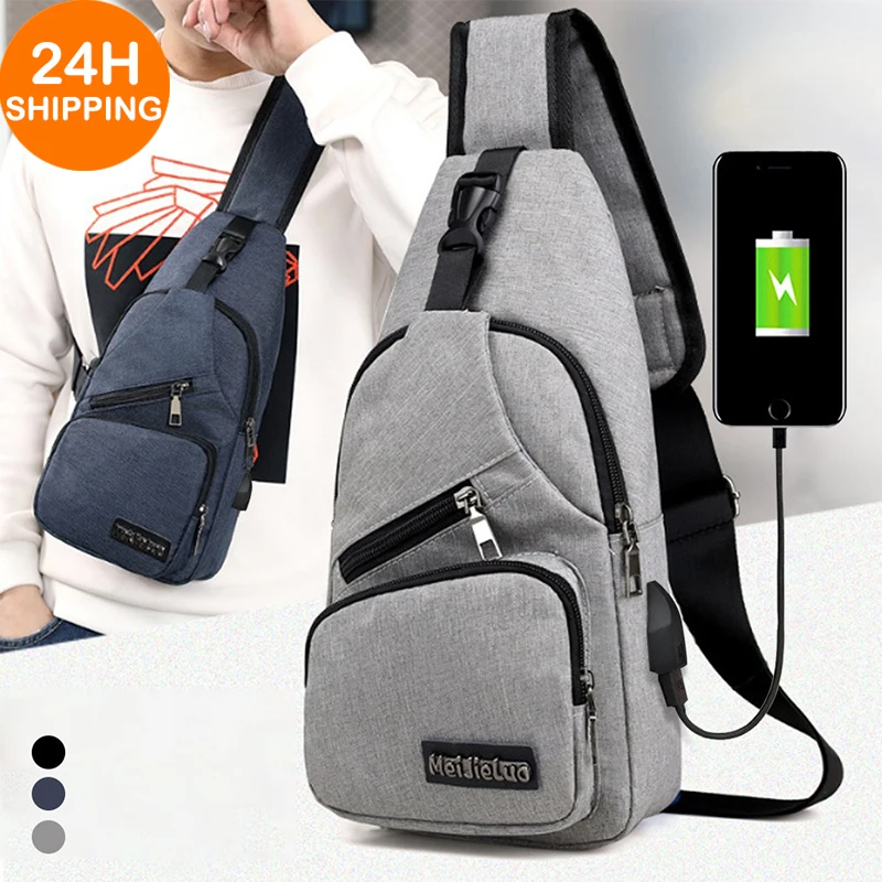 Men Anti Theft Chest Bag Shoulder Bags USB Charging Crossbody Package School Short Trip Messengers Bags Men's Leather Sling Pack
Men Anti Theft Chest Bag Shoulder Bags USB Charging Crossbody Package School Short Trip Messengers Bags Men's Leather Sling Pack