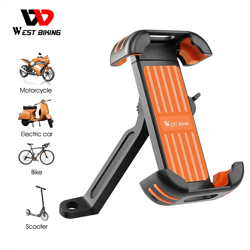 WEST BIKING Motorcycle Phone Holder 360° Adjustable Bike Phone Support Electric Scooter Smartphones Bracket Gps 4.5-7.5 Inch
WEST BIKING Motorcycle Phone Holder 360° Adjustable Bike Phone Support Electric Scooter Smartphones Bracket Gps 4.5-7.5 Inch
