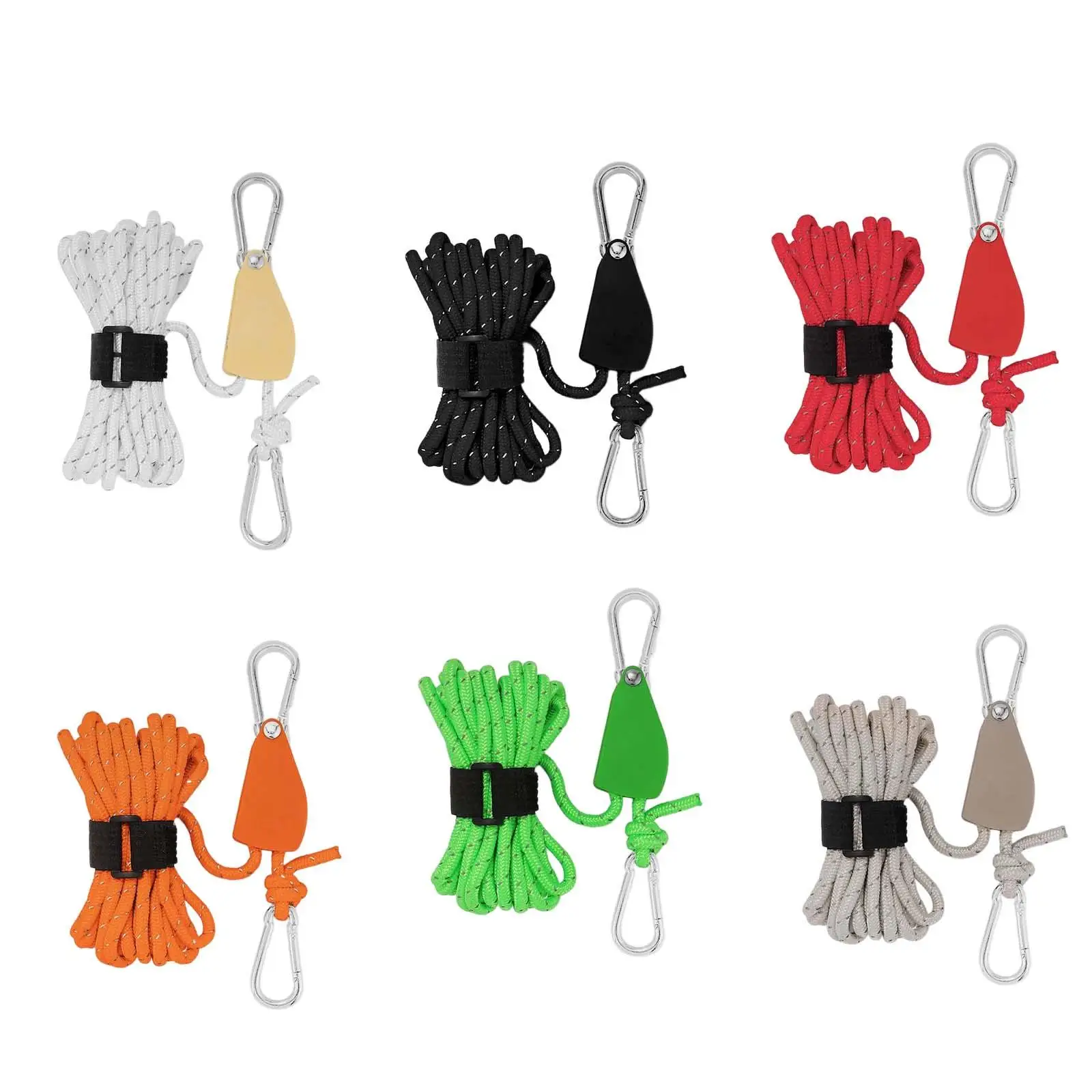 Portable Tent Rope Adjustable Paracord with Pulley Tensioner Cord Lanyard for Outside Travel Camping Essential Accessories
Portable Tent Rope Adjustable Paracord with Pulley Tensioner Cord Lanyard for Outside Travel Camping Essential Accessories