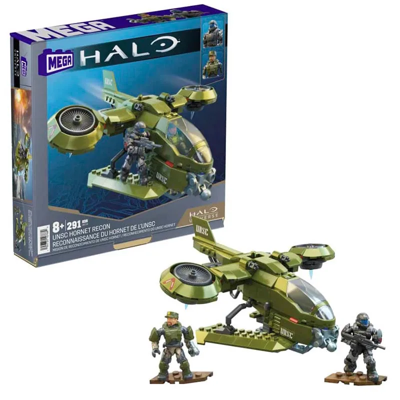 New Mega Halo Unsc Hornet Recon Aircraft Building Toy with 2 Micro Action Figures 293 Pcs Children Birthday Gift
New Mega Halo Unsc Hornet Recon Aircraft Building Toy with 2 Micro Action Figures 293 Pcs Children Birthday Gift