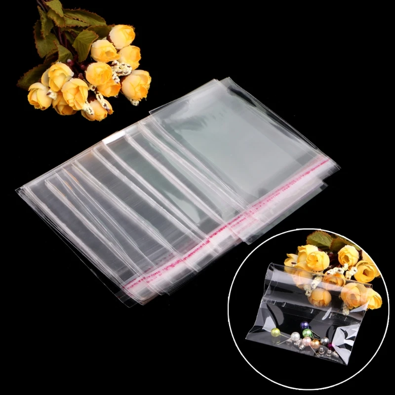 100Pieces Clear Resealable Plastic Bag Self Adhesive Sealing OPP Cellophane Bag for Bakery Jewelry Decorative Wrapper Y08E
100Pieces Clear Resealable Plastic Bag Self Adhesive Sealing OPP Cellophane Bag for Bakery Jewelry Decorative Wrapper Y08E