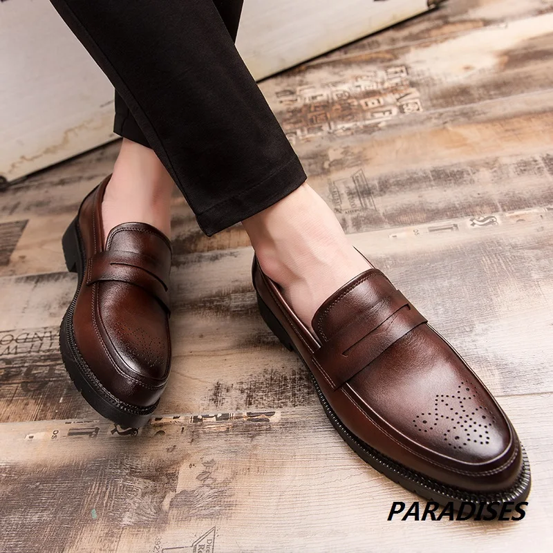 Luxury Brand Men's Dress Shoes Inner High Loafers Men Shoes Casual Shoes Men's Classic Party British Men Height Increasing Shoes
Luxury Brand Men's Dress Shoes Inner High Loafers Men Shoes Casual Shoes Men's Classic Party British Men Height Increasing Shoes