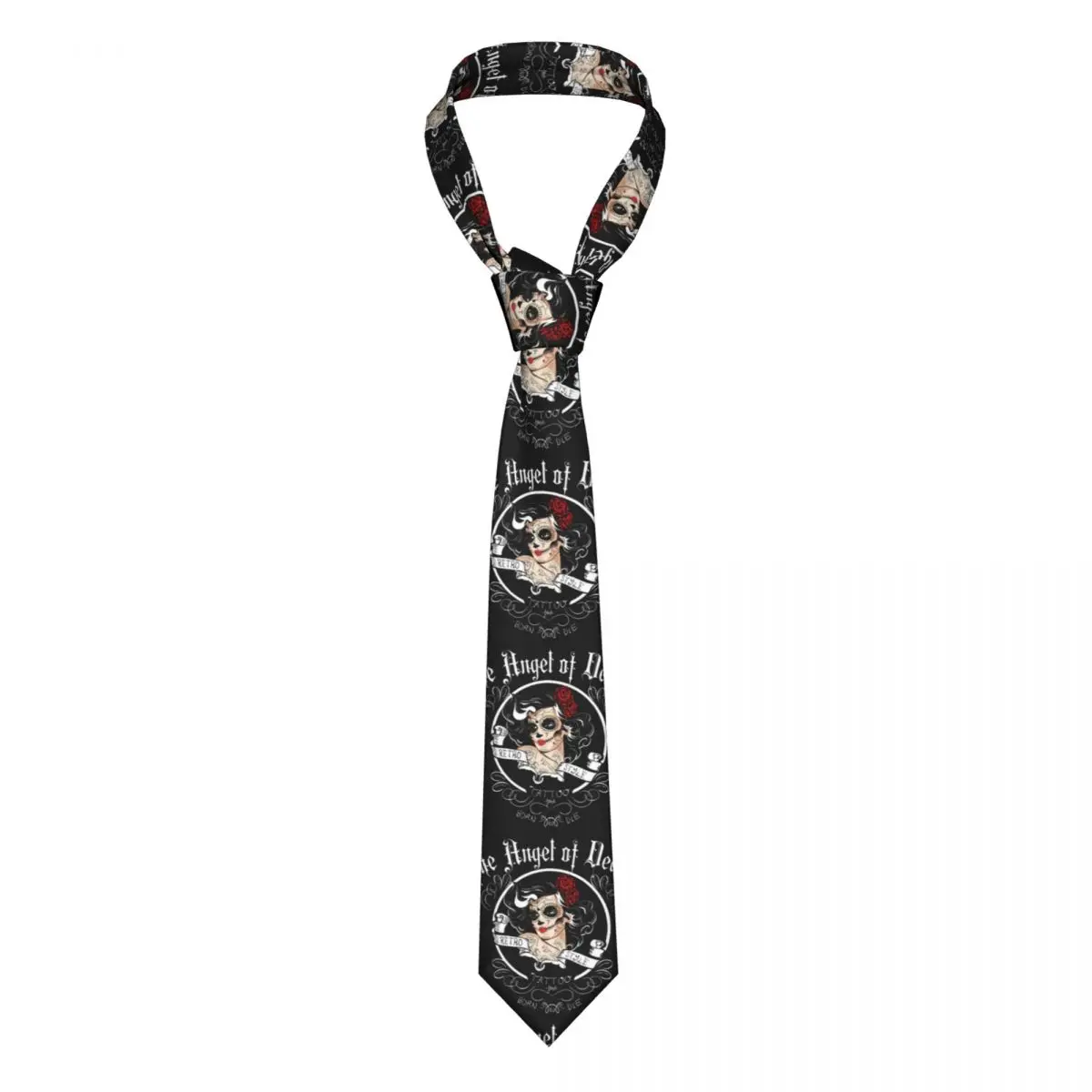 Classic Tie for Men Silk Mens Neckties for Wedding Party Business Adult Neck Tie Casual The Angle Of Death Tie
Classic Tie for Men Silk Mens Neckties for Wedding Party Business Adult Neck Tie Casual The Angle Of Death Tie