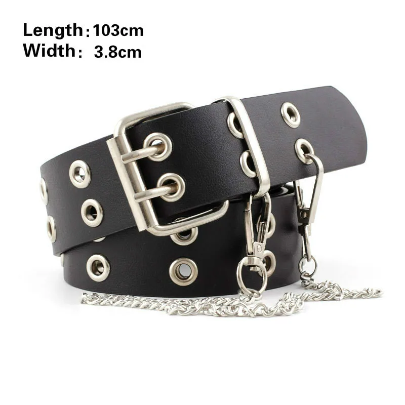 Fashion Alloy Women Belts Chain Luxury for Genuine Leather New Style Pin Buckle Jeans Decorative Ladies Retro Decorative Punk
Fashion Alloy Women Belts Chain Luxury for Genuine Leather New Style Pin Buckle Jeans Decorative Ladies Retro Decorative Punk