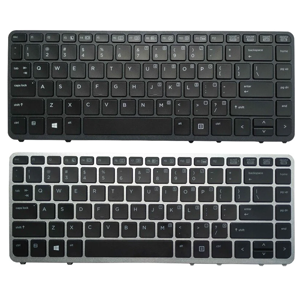 

New Backlit US Keyboard For HP EliteBook 840 G1 840 G2 850 G1 ZBook 14 English Black With Backlight
