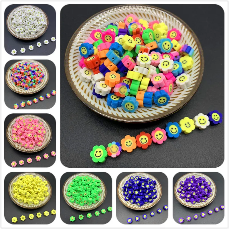 100pcs/Lot 10mm Multiple Shape Clay Spacer Beads Polymer Clay Beads For Jewelry Making DIY Handmade Accessories
100pcs/Lot 10mm Multiple Shape Clay Spacer Beads Polymer Clay Beads For Jewelry Making DIY Handmade Accessories